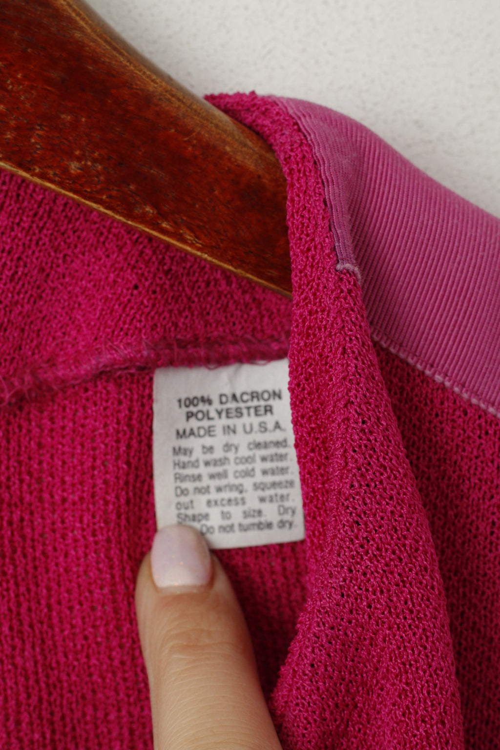 Castleberry Adrian Avery Femmes 8 S Cardigan Fuchsia Vintage Pull Classique