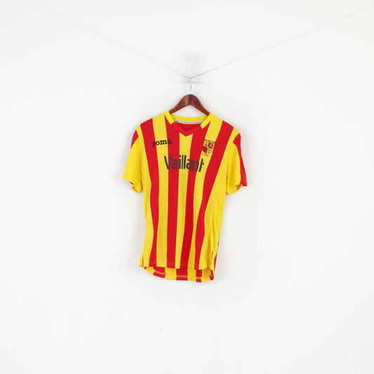 Joma Sacriston C.V.F.C Men S Shirt Yellow Football Club Vintage #7 Jersey Top