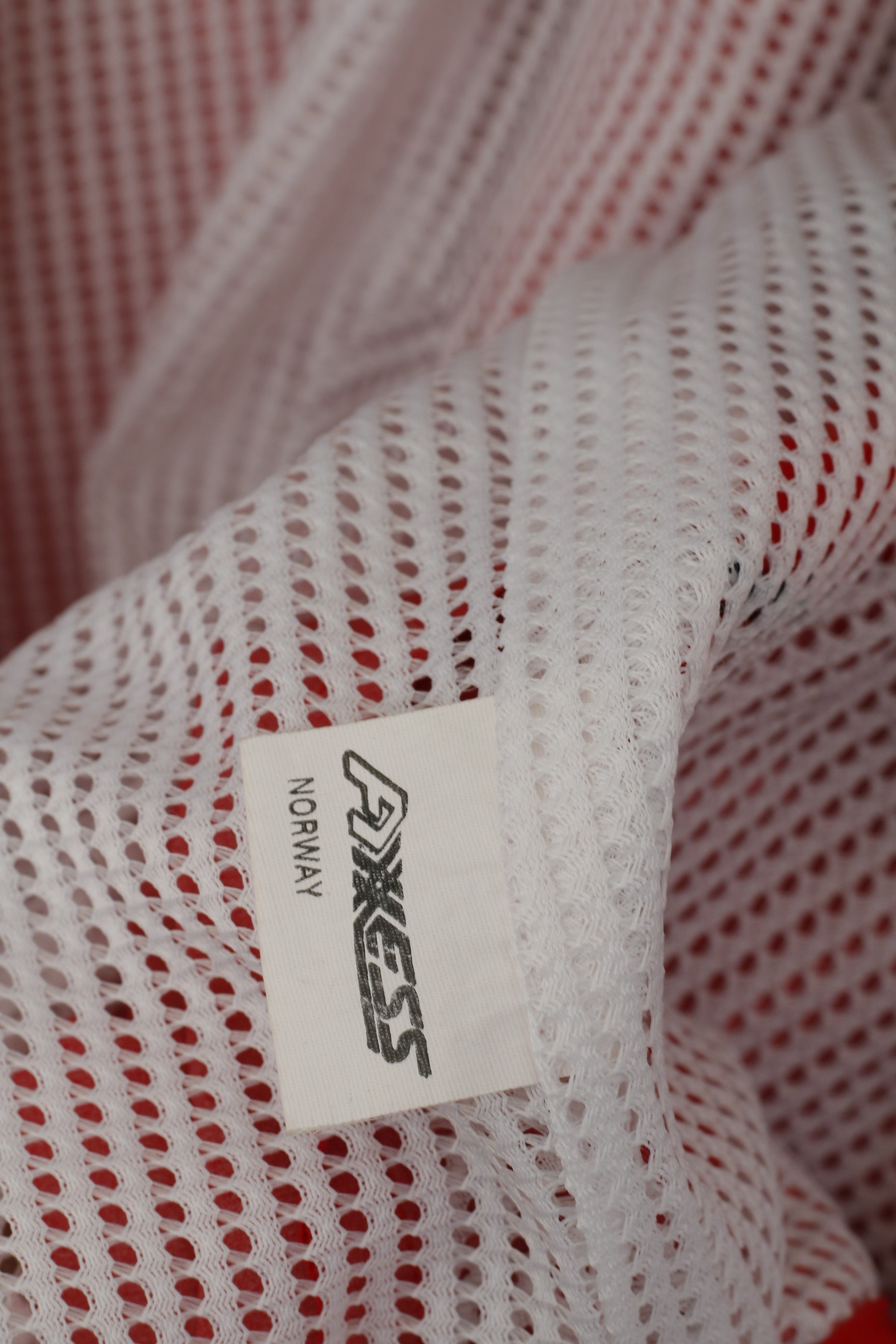 AXXESS Norway Men L Jacket Red Outdoor Vintage Full Zipper Hooded Morgedal Top