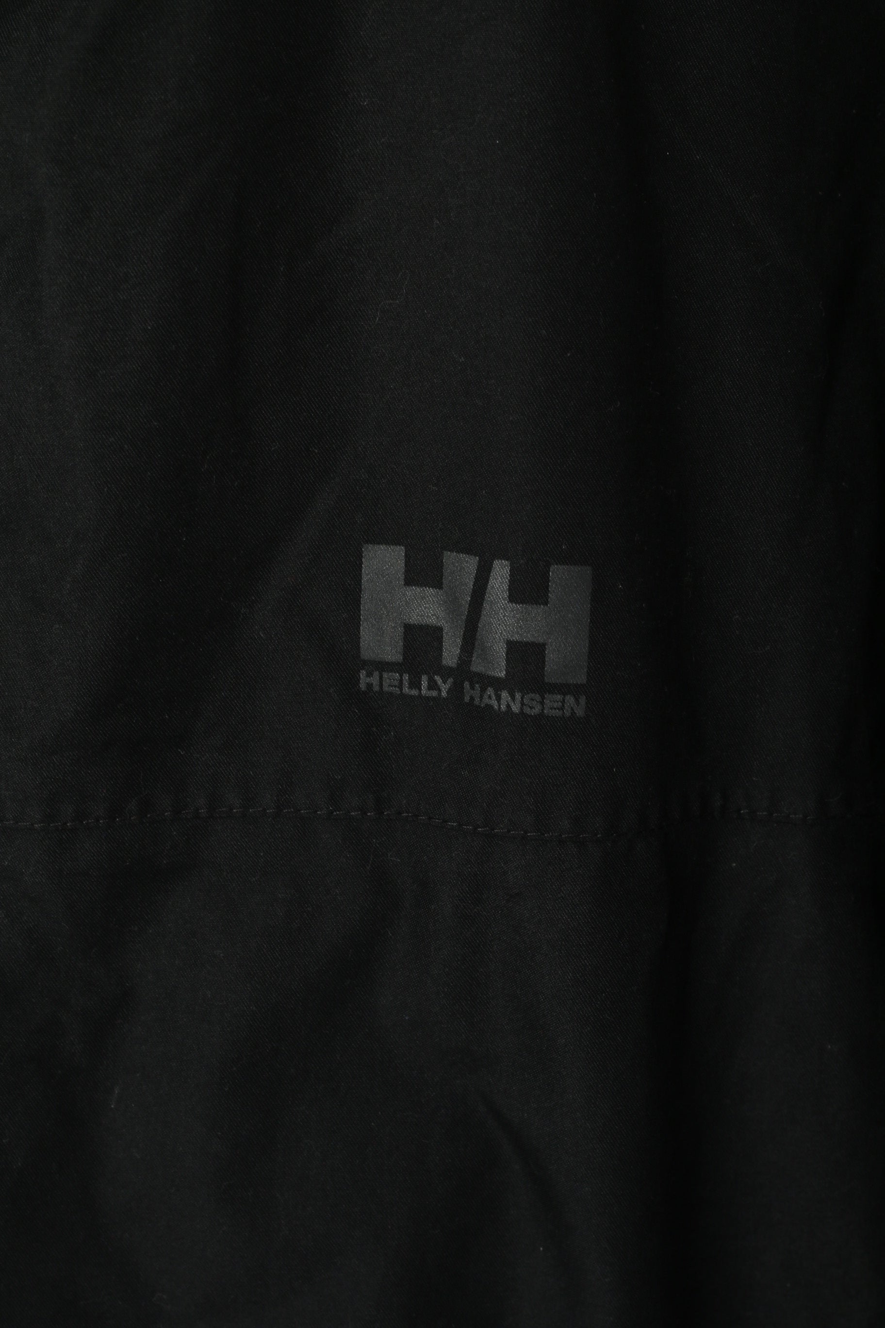 Helly Hansen Men XXL Jacket Black Lightweight Zip Up Outdoor Classic Harrington Top