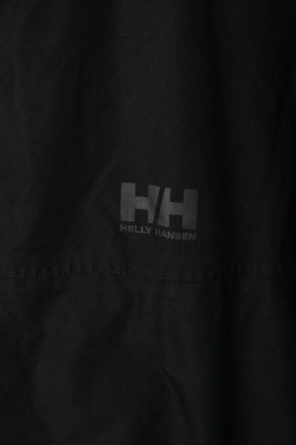 Helly Hansen Hommes XXL Veste Noir Léger Zip Up Outdoor Classic Harrington Top