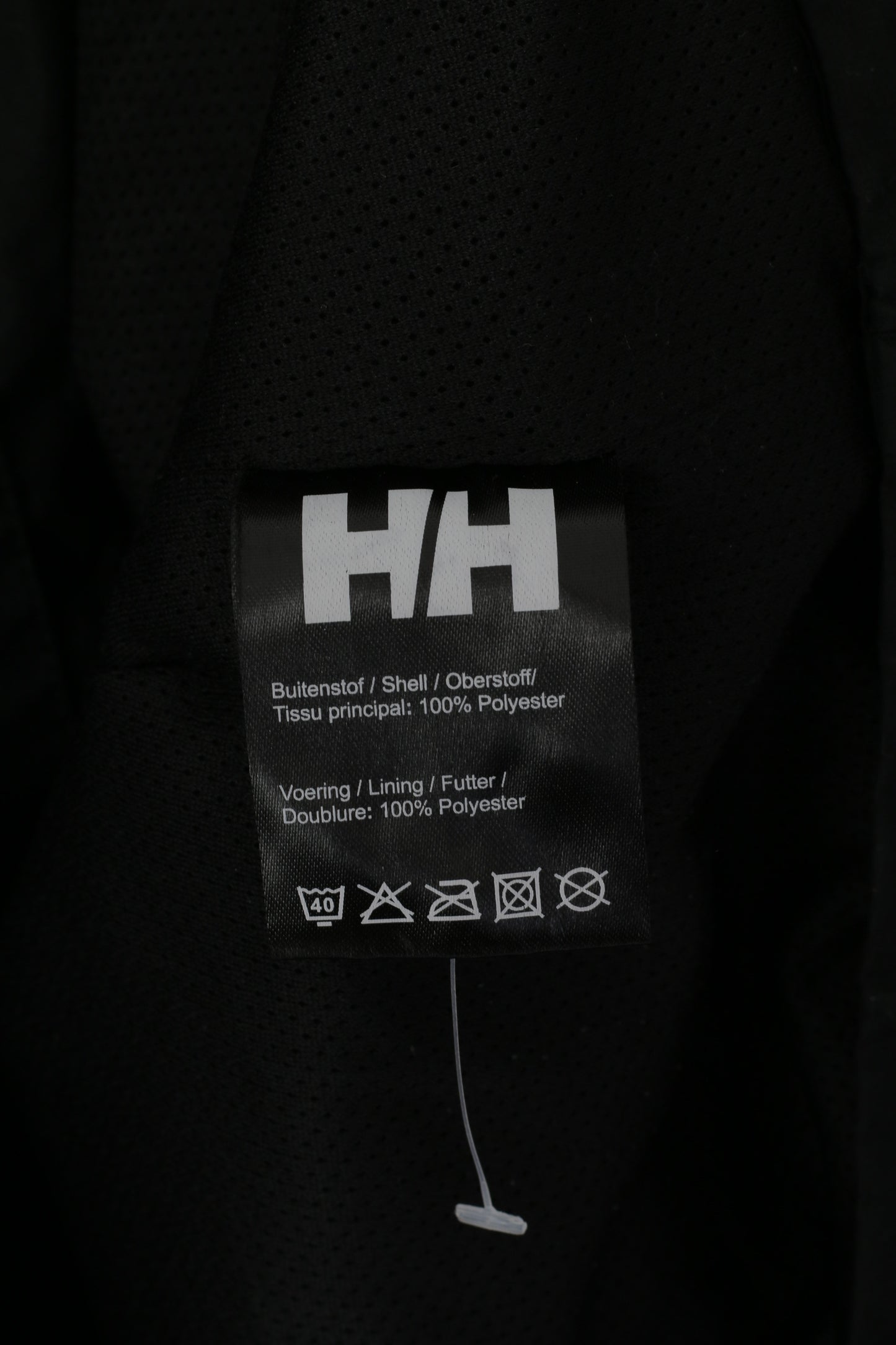 Helly Hansen Men XXL Jacket Black Lightweight Zip Up Outdoor Classic Harrington Top