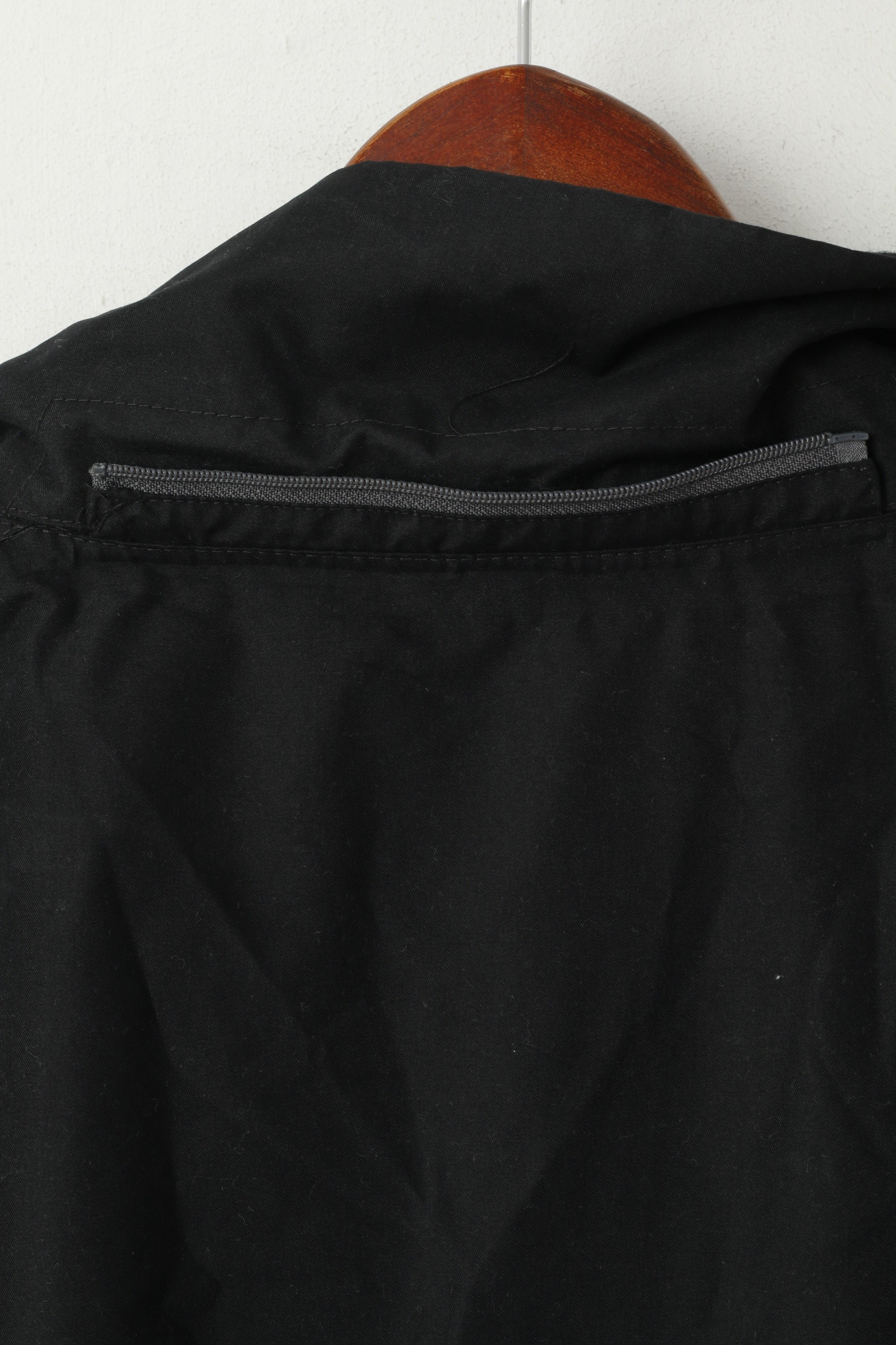 Helly Hansen Men XXL Jacket Black Lightweight Zip Up Outdoor Classic Harrington Top