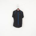 SOC – chemise de cyclisme XL pour hommes, noir, fermeture éclair complète, maillot de vélo extensible, haut de sport