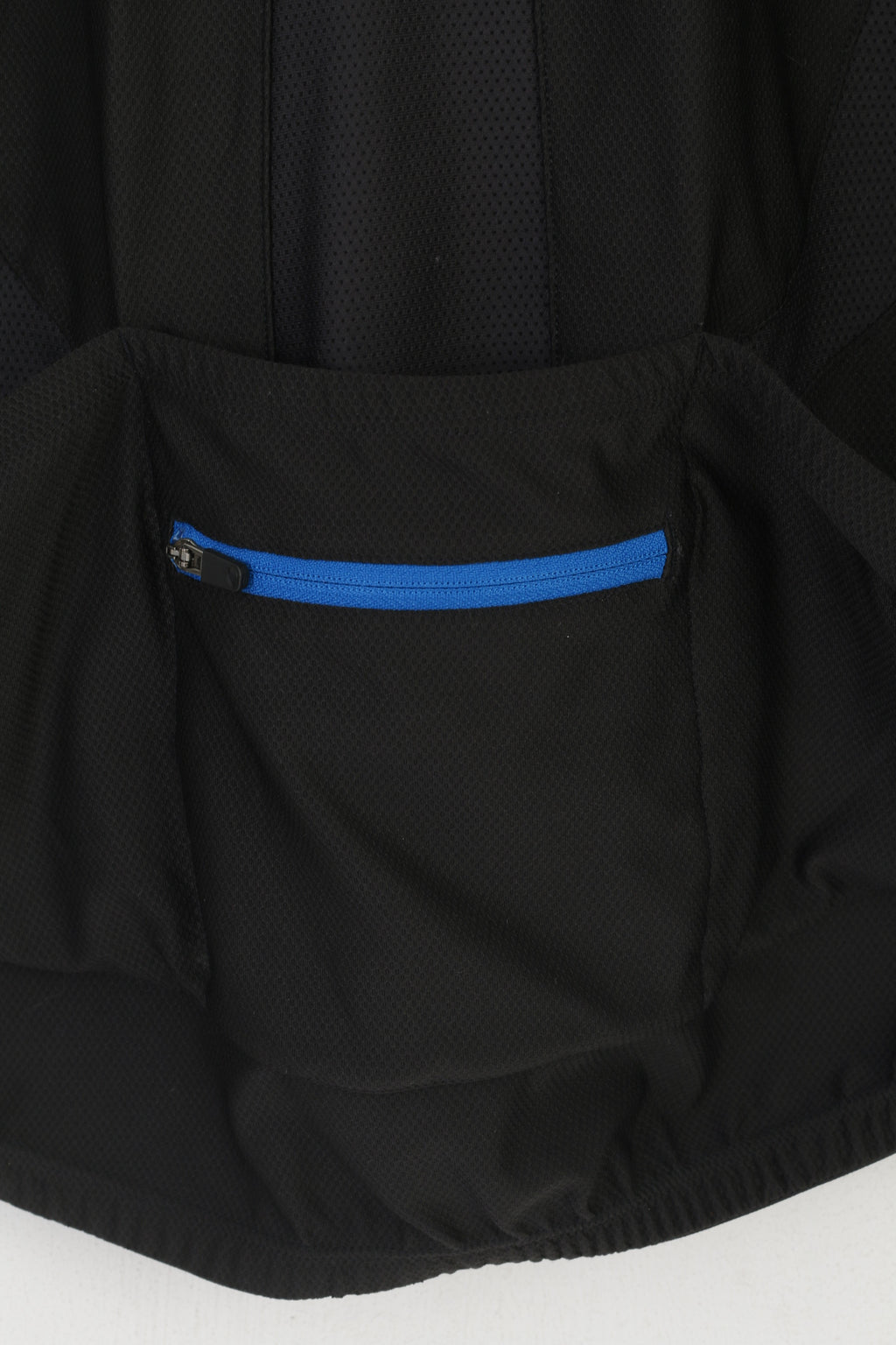 SOC Men XL Cycling Shirt Black Full Zip Stretch Bike Jersey Sportswear Top