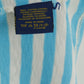 Polo Jeans Ralph Lauren Men M Polo Shirt Turquoise Striped Cotton Top