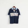 New Rugby World Cup ISC Men S Polo Shirt Blue England And Wales 2013 Top