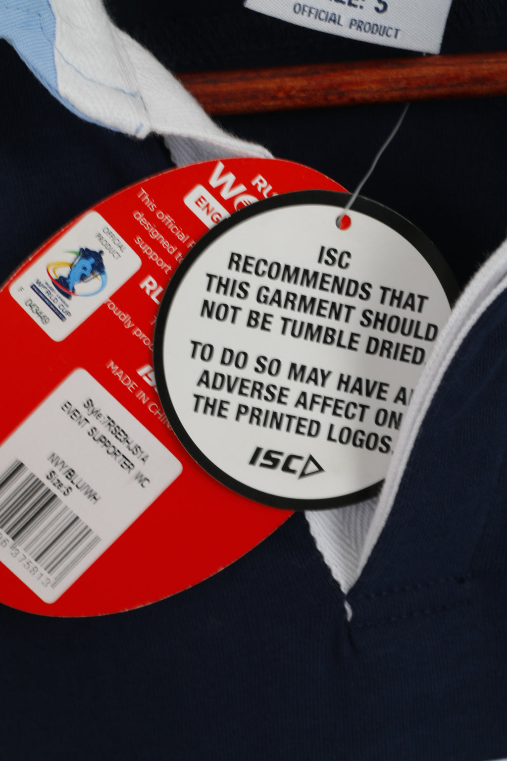 New Rugby World Cup ISC Men S Polo Shirt Blue England And Wales 2013 Top