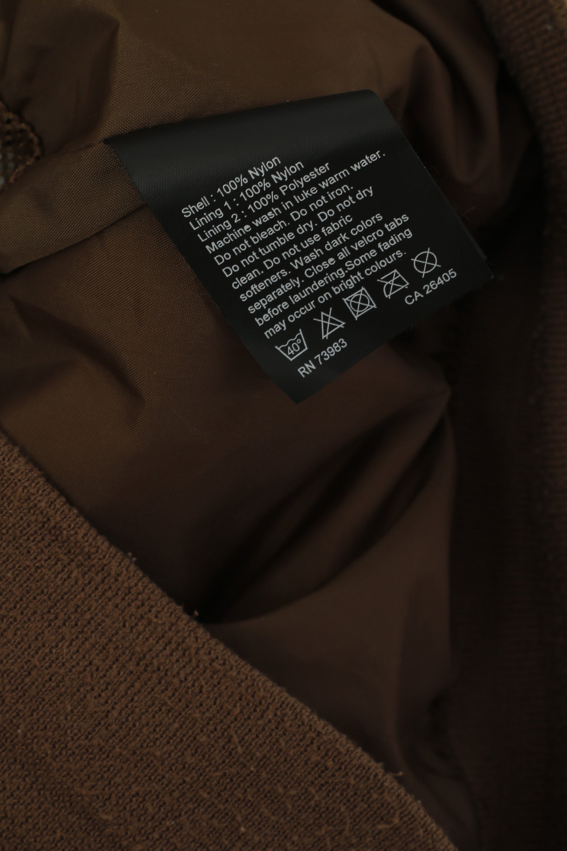 Helly Hansen Veste pour femme en nylon marron imperméable avec fermeture éclair complète et haut léger