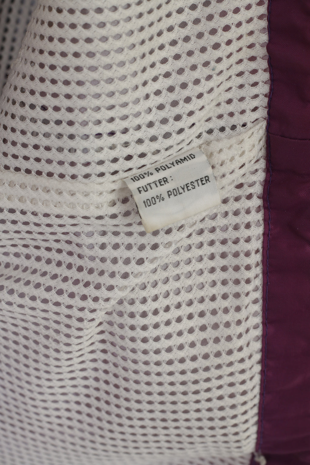 Speed Way Men XL Jacket Navy Nylon Waterproof Lightweight  Hidden Hood Vintage Top