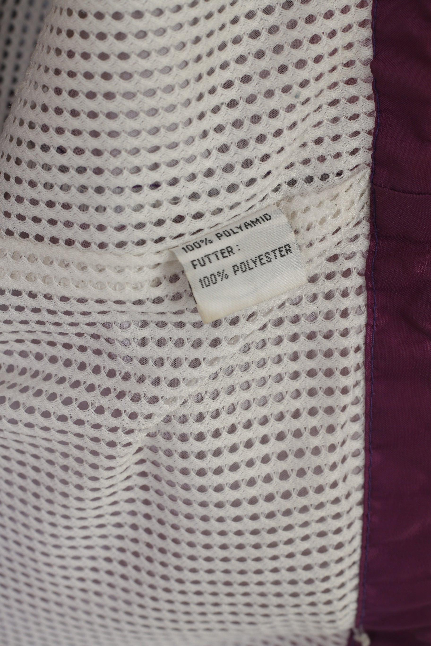 Speed ​​Way Hommes XL Veste Marine Nylon Imperméable Légère Capuche Cachée Haut Vintage