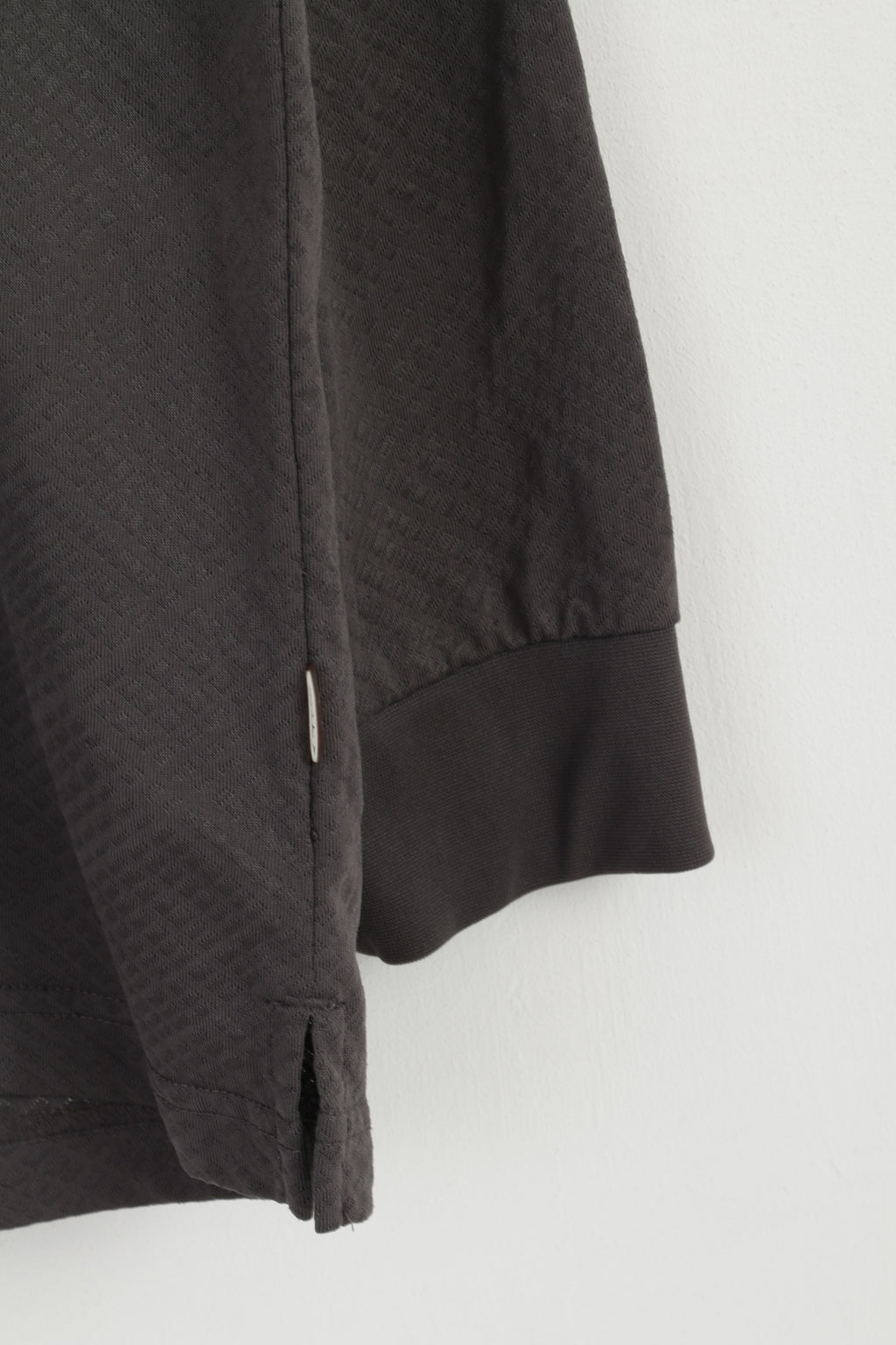 Reebok NFL Men XL Polo Shirt Grey Long Sleeve Houston Texans NFL Top