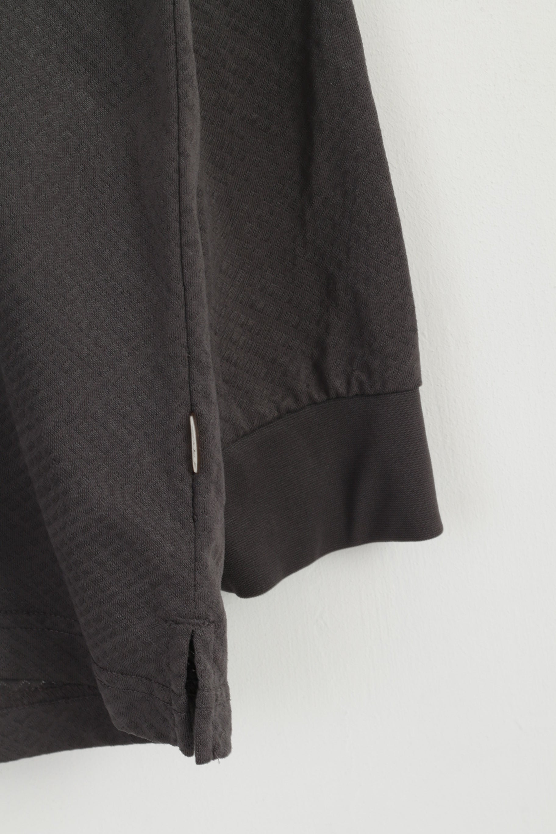 Reebok NFL Men XL Polo Shirt Grey Long Sleeve Houston Texans NFL Top