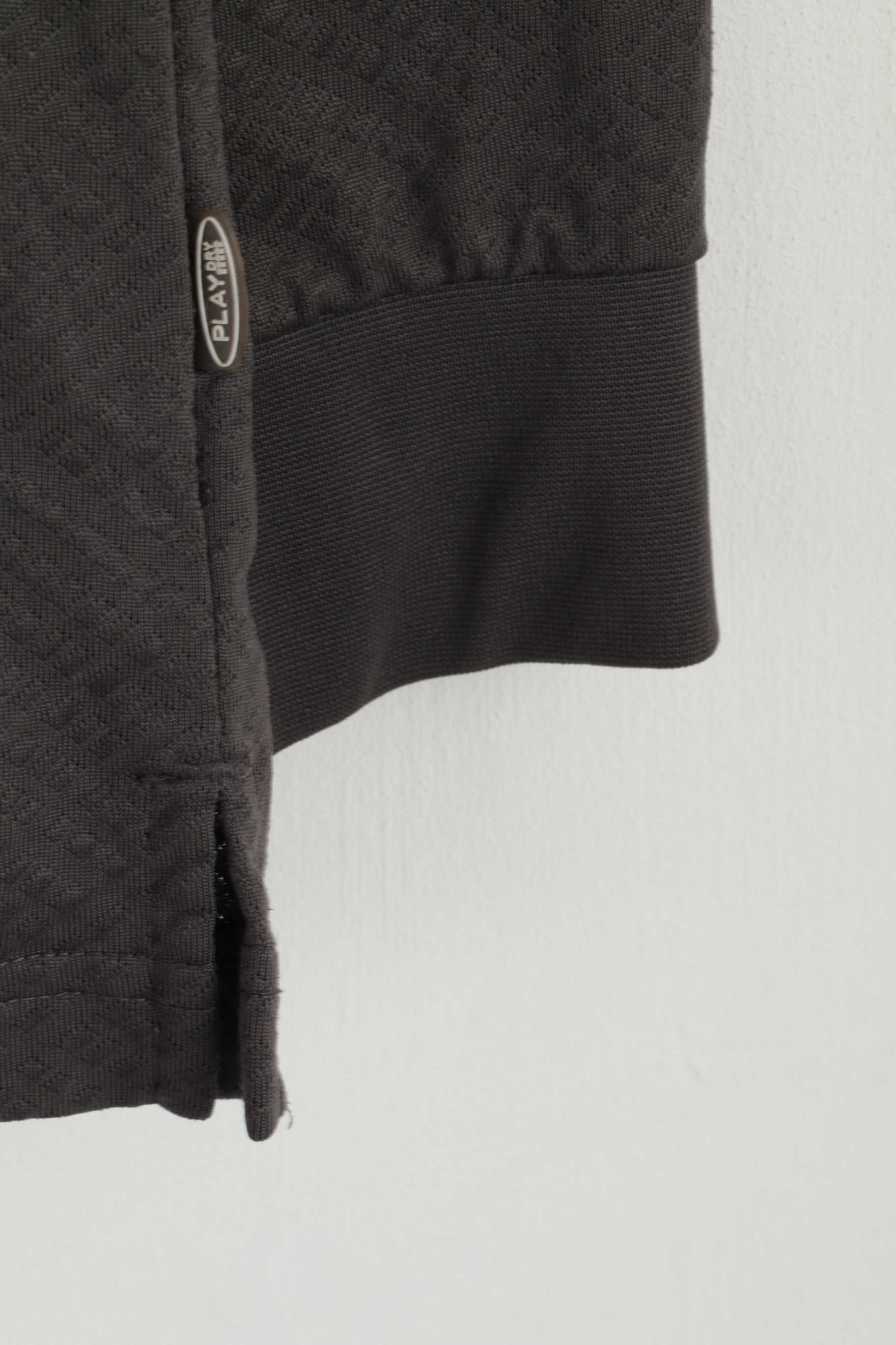 Reebok NFL Men XL Polo Shirt Grey Long Sleeve Houston Texans NFL Top