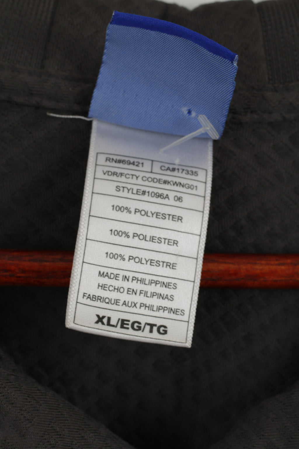 Reebok NFL Men XL Polo Shirt Grey Long Sleeve Houston Texans NFL Top