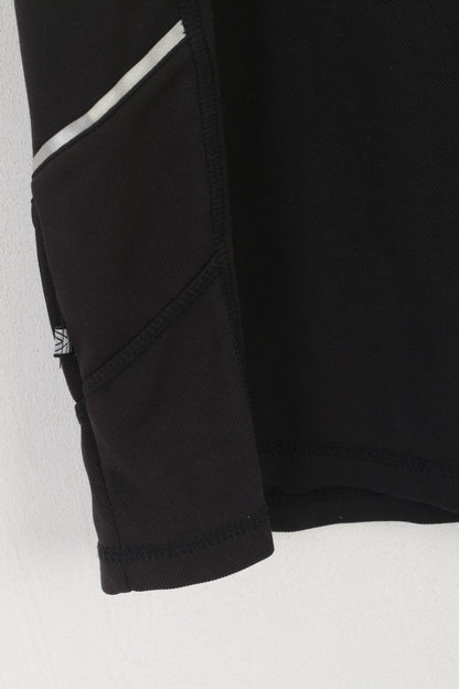 Karrmior Men S Shirt Black Running Activewear Reflective Sport Jersey Top