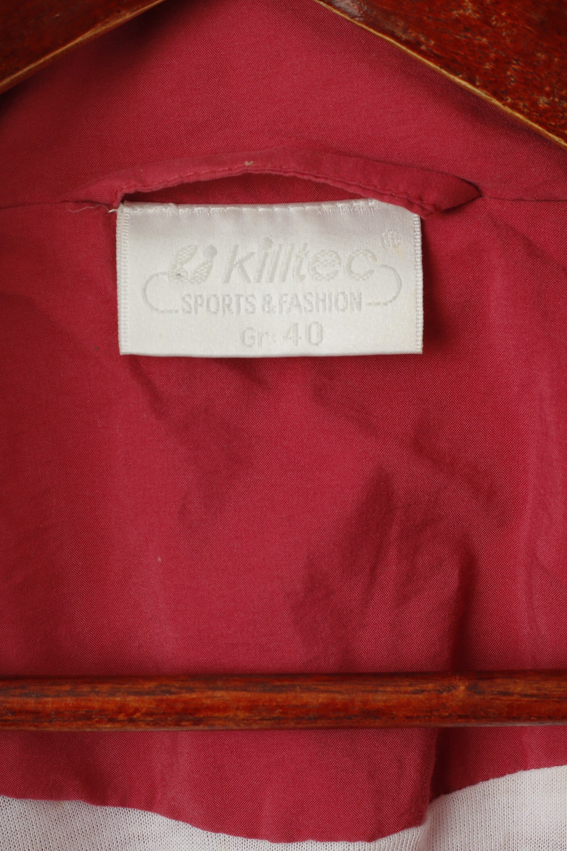 Killtec Femmes 40 12 M Bomber Veste Rose Vintage Sport Nylon Mélange Haut