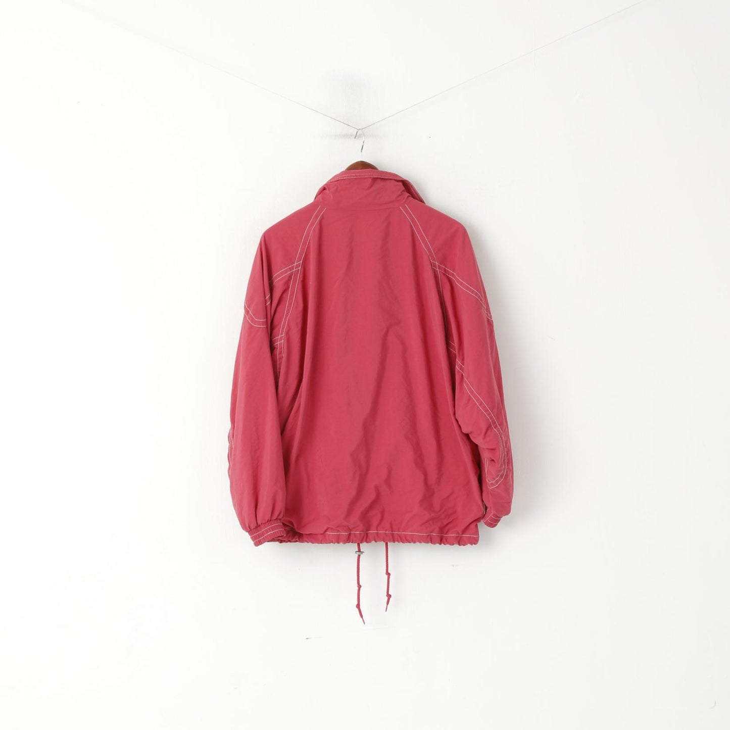 Killtec Women 40 12 M Bomber Jacket Pink Vintage Sport Nylon Blend Top