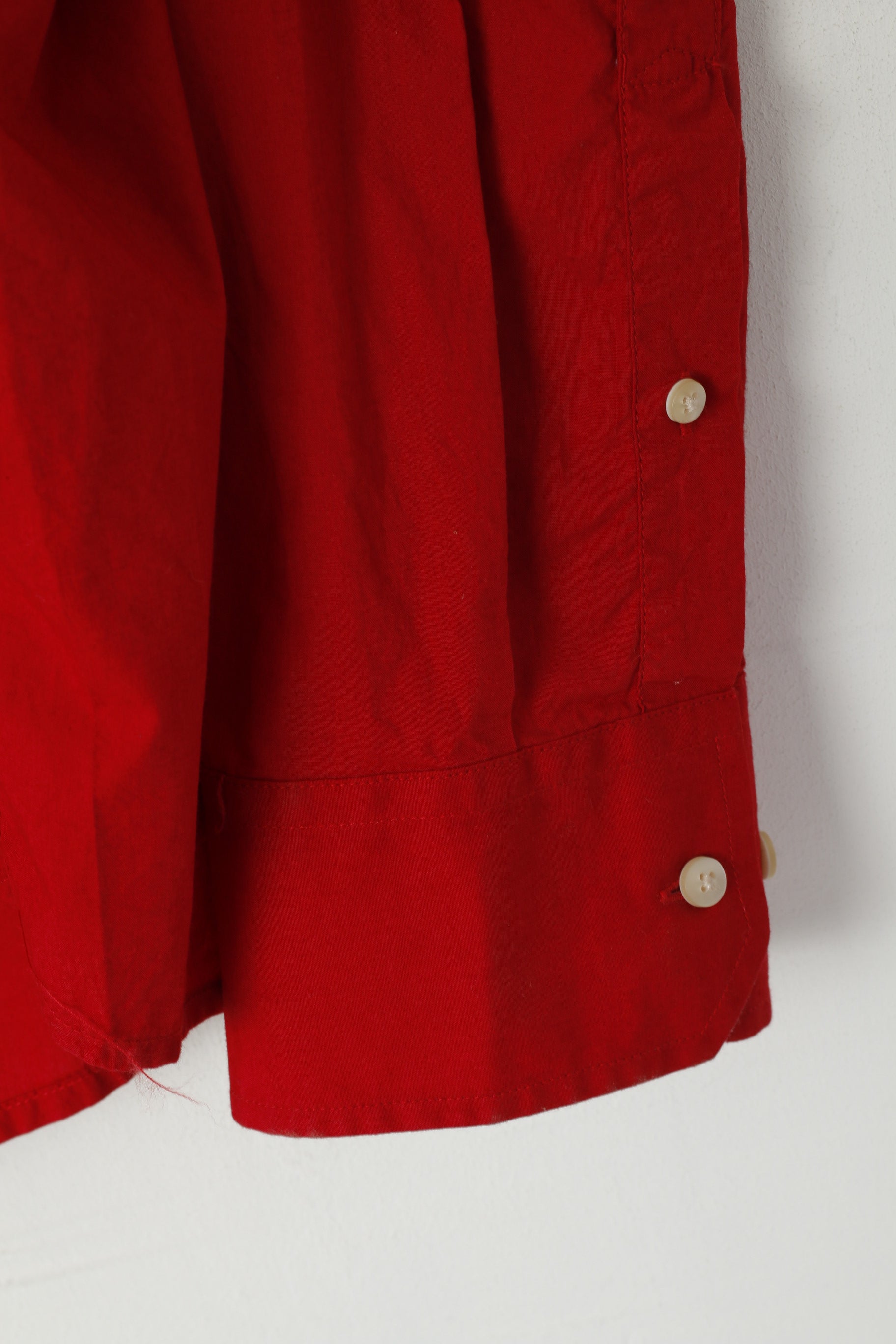 New La Martina Men XXL Casual Shirt Maroon Cotton Las Vegas Poker Polo Long Sleeve Top