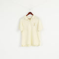 Lyle & Scott Men L Polo Shirt Yellow Wilpshire Golf Club Classic Top