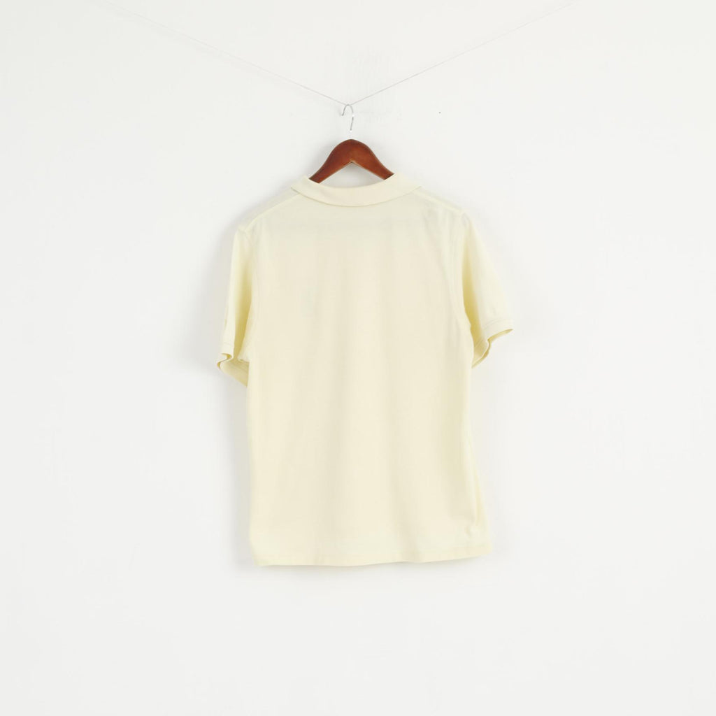 Lyle & Scott Men L Polo Shirt Yellow Wilpshire Golf Club Classic Top