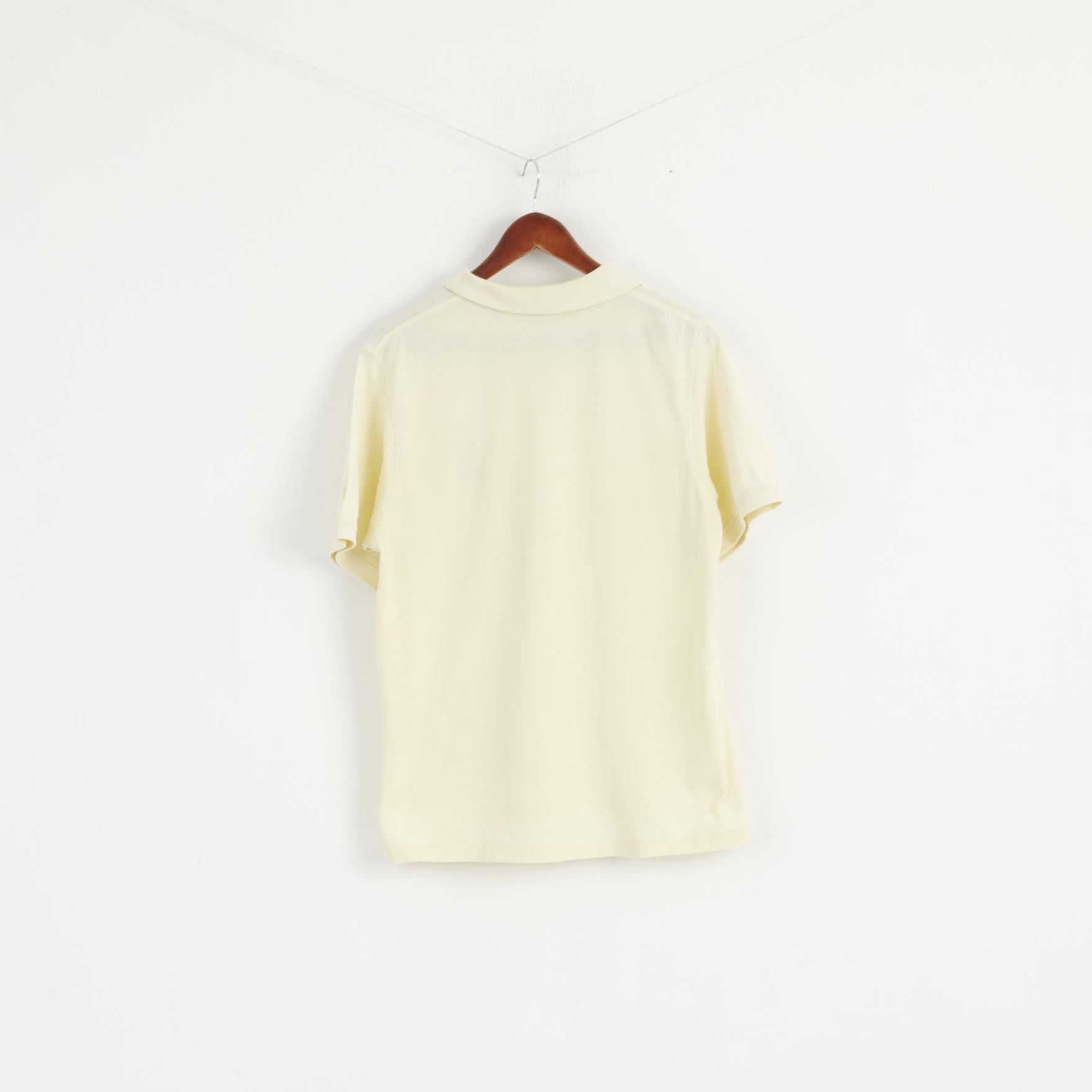 Lyle & Scott Men L Polo Shirt Yellow Wilpshire Golf Club Classic Top