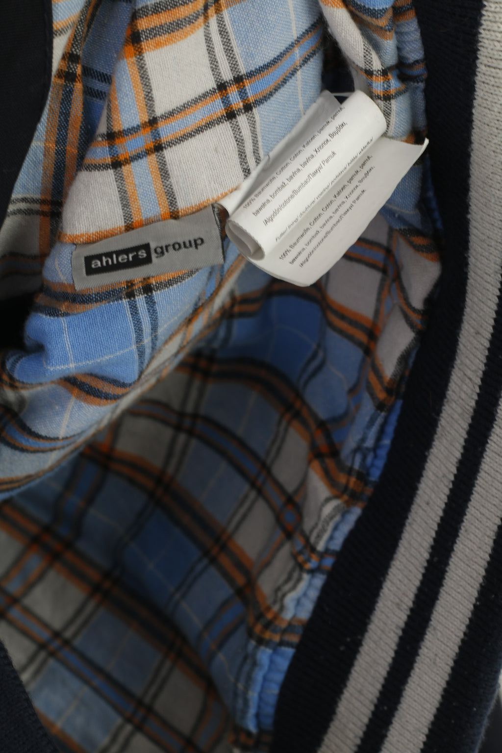 Gin Tonic Men M Jacket Navy Campground Cotton Camping Full Zip Harrington Top