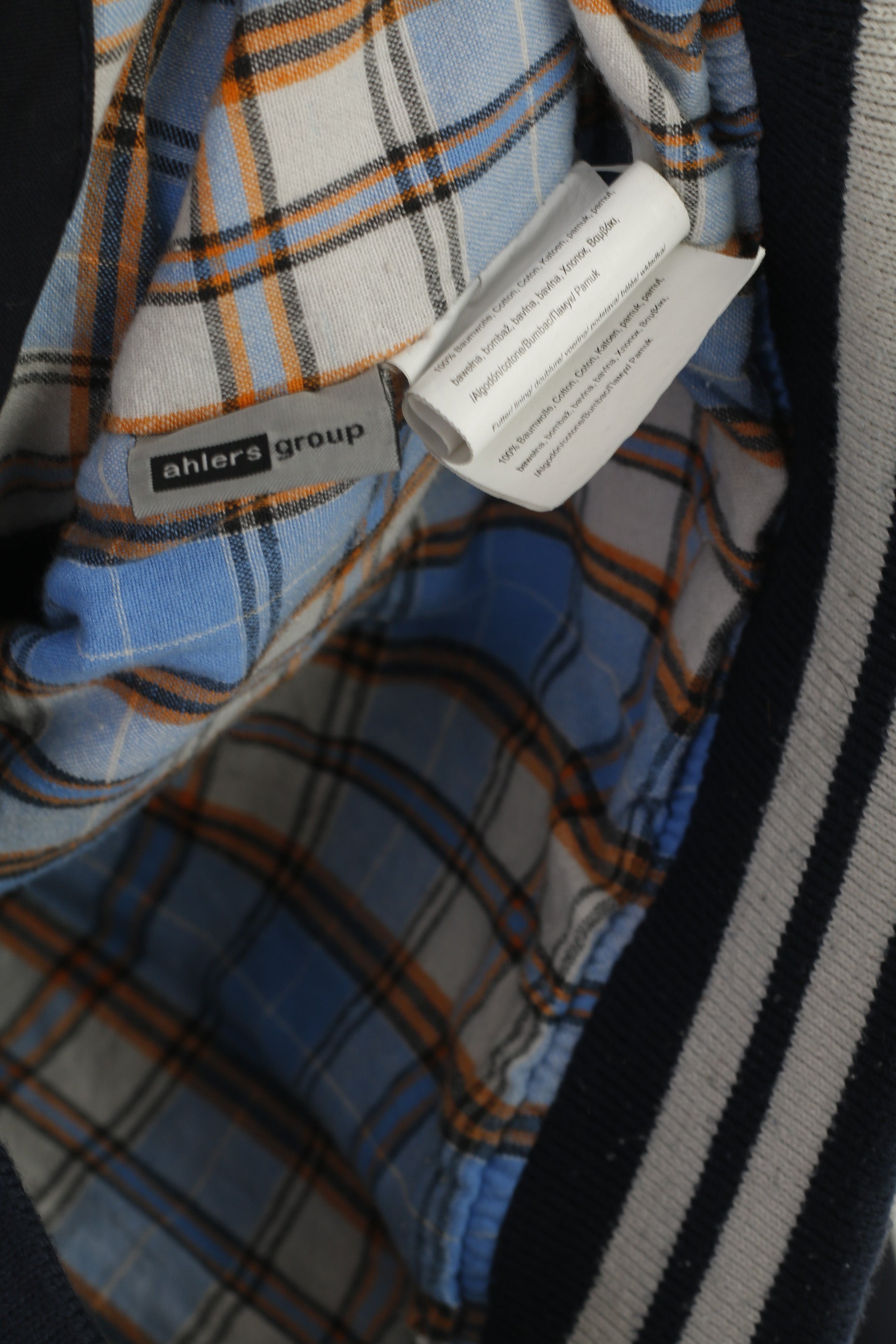 Gin Tonic Men M Jacket Navy Campground Cotton Camping Full Zip Harrington Top