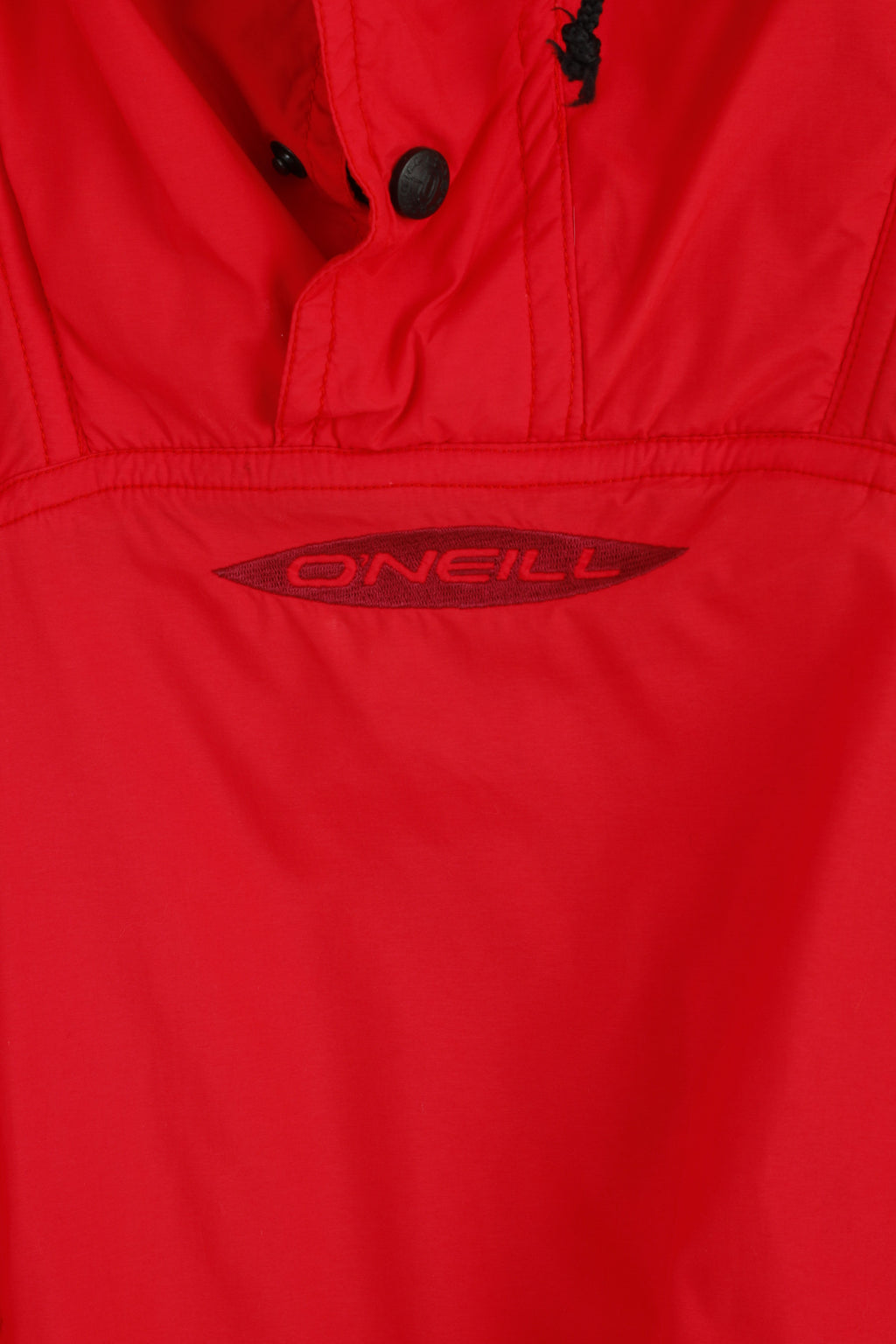 O'Neill Sportswear Men L Jacket Red Ski Snowboarding Pullover Zip Neck Padded Vintage Top