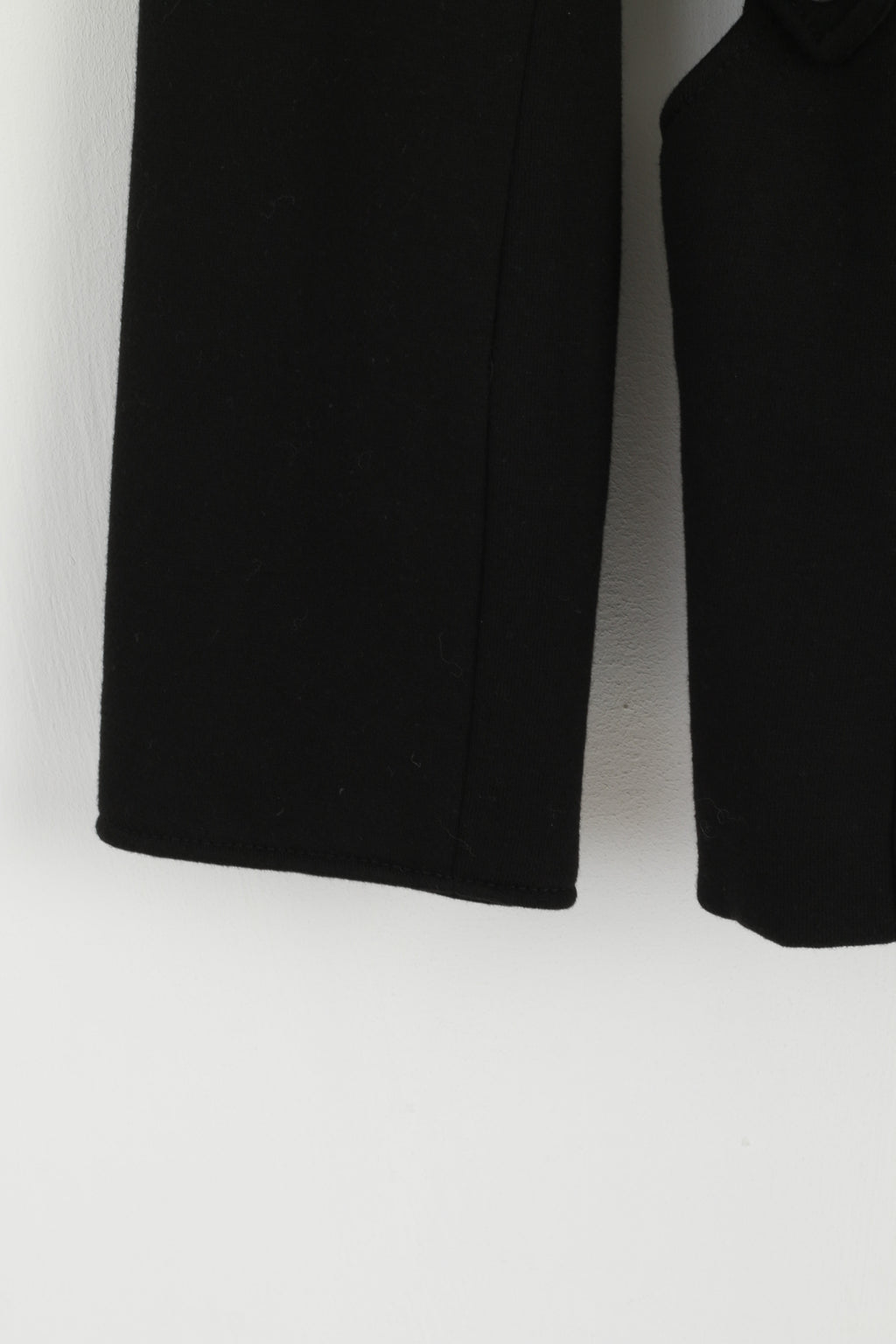 Kenneth Cole Reaction Women M Jacket Black Soft Cotton Belted Fit Casual Top