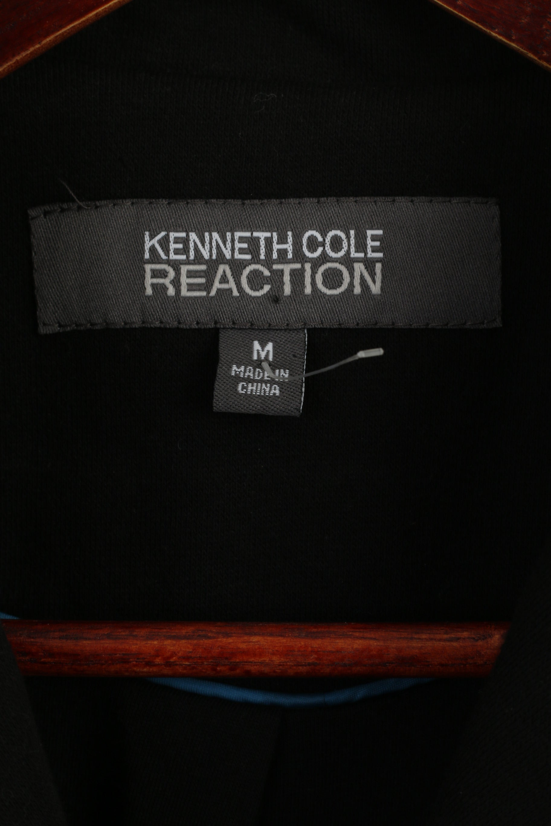 Kenneth Cole Reaction Women M Jacket Black Soft Cotton Belted Fit Casual Top