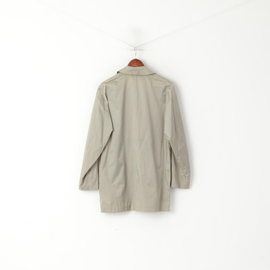 Cappotto Marc Aurel da donna M Argento lucido classicoTop con tasche in misto cotone e nylon