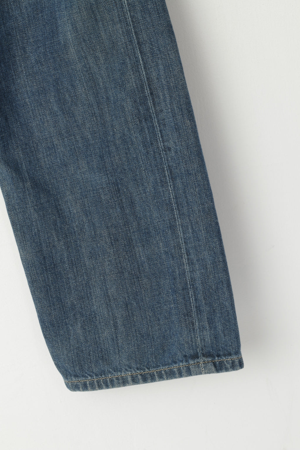 Tommy Hilfiger Uomo 30 Jeans Pantaloni Cotone Blu Denim Pantaloni dritti dritti