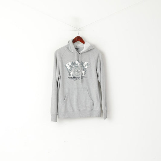 Umbro Men S Sweatshirt Gray Cotton Pitea Summer Games 2010 Sport Hoodie Top