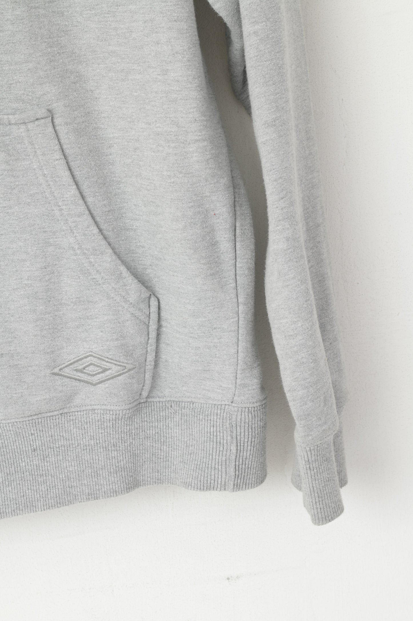 Umbro hommes sweat gris coton Pitea jeux d'été 2010 Sport haut à capuche