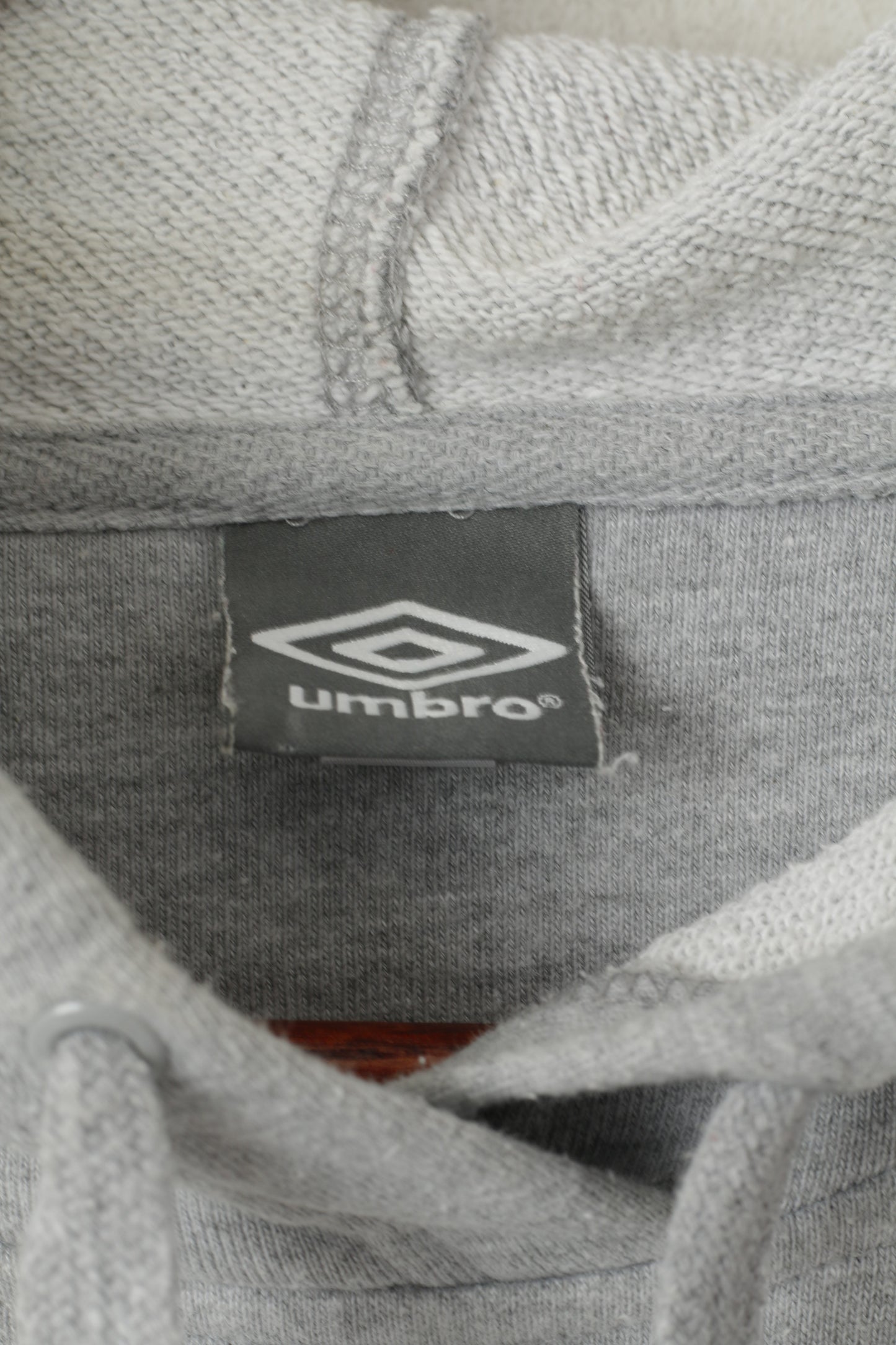 Umbro hommes sweat gris coton Pitea jeux d'été 2010 Sport haut à capuche