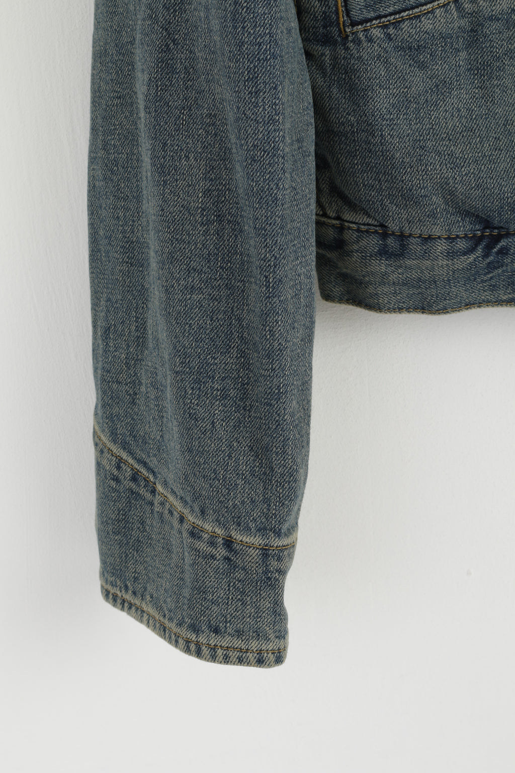 Calvin Klein Jeans Womens XL Denim Jacket Blue Cotton Full Zipper CK Detailed Unisex Top