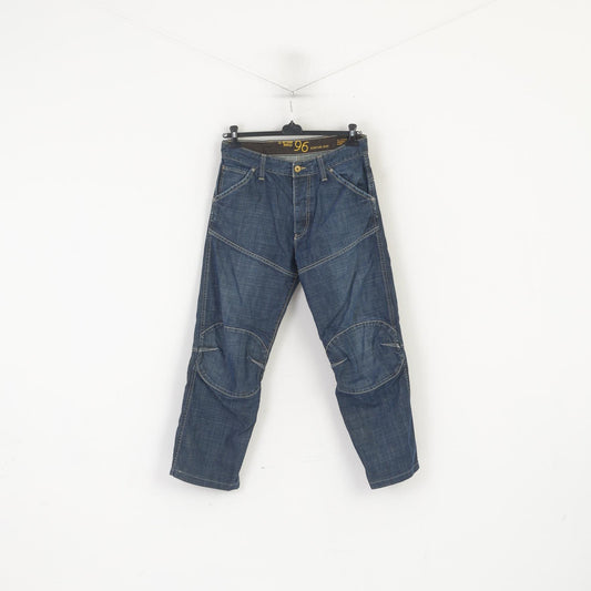 Pantaloni jeans G-Star RAW da uomo 33 Pantaloni larghi 5620 Elwood in cotone denim blu scuro