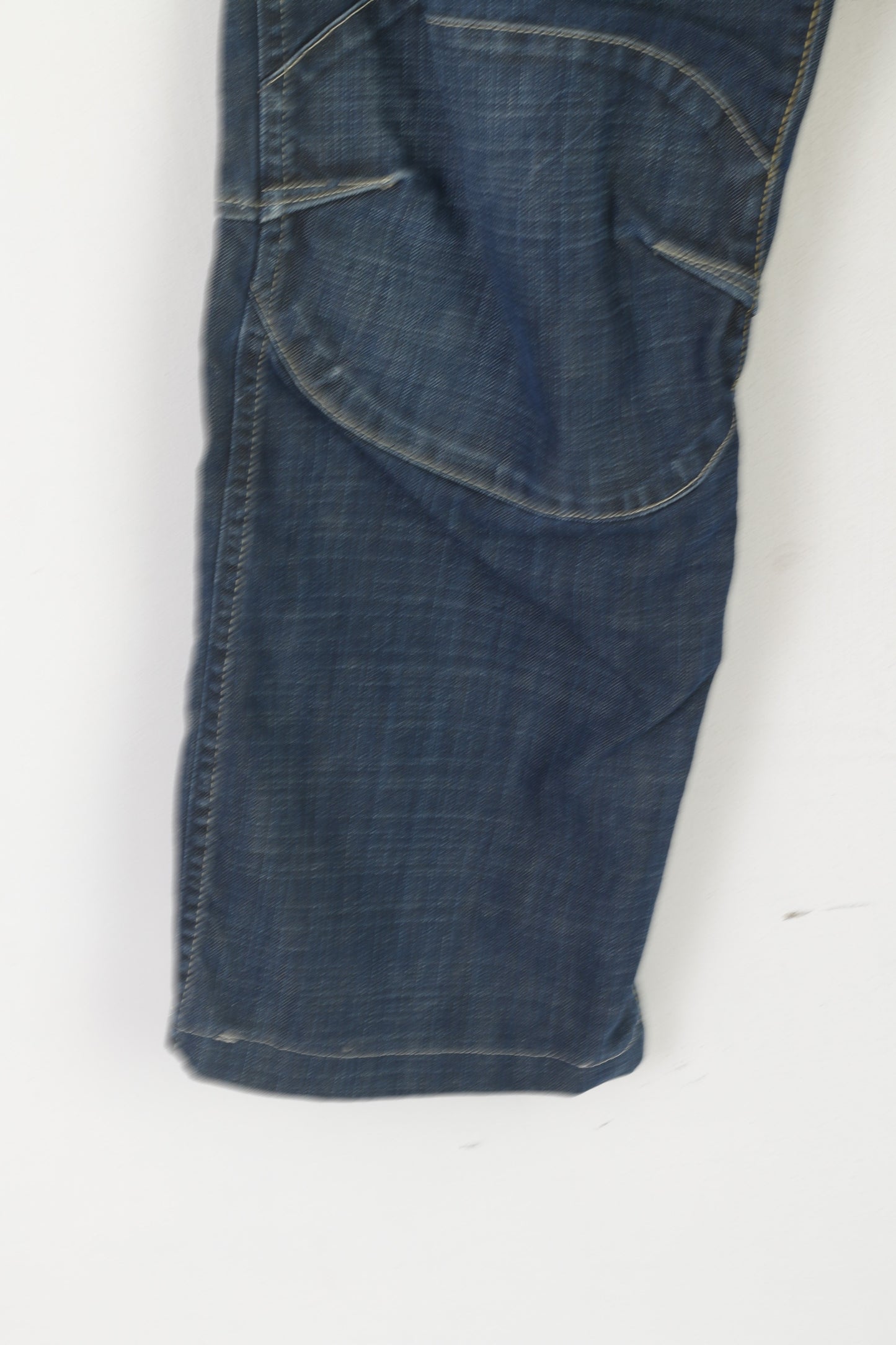 G-Star RAW Men 33 Jeans Trousers Navy Denim Cotton Elwood Loose 5620 Pants