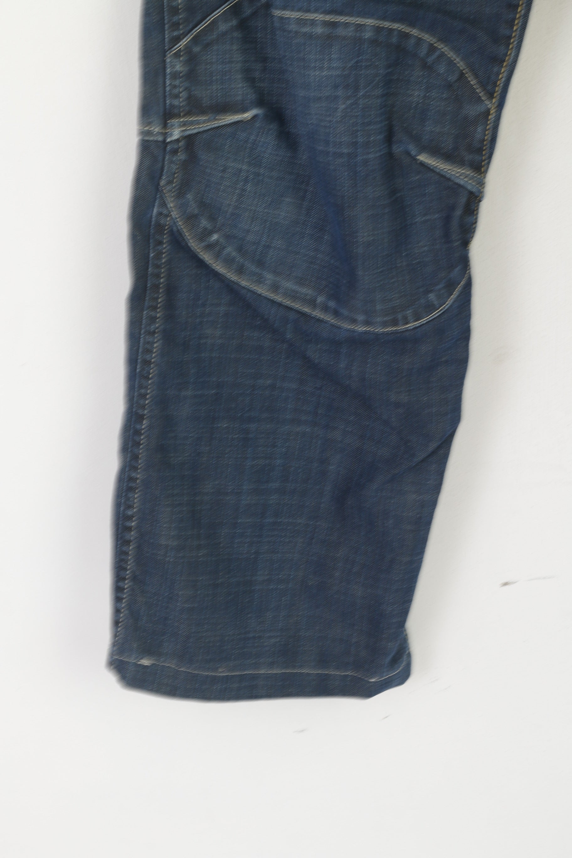 G-Star RAW Homme 33 Jeans Pantalon Marine Denim Coton Elwood Loose 5620 Pantalon
