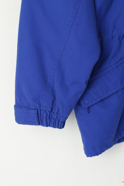 Etirel Le Style Sportif Homme M Veste Bleu Coton Rembourré Vintage Outdoor Parka
