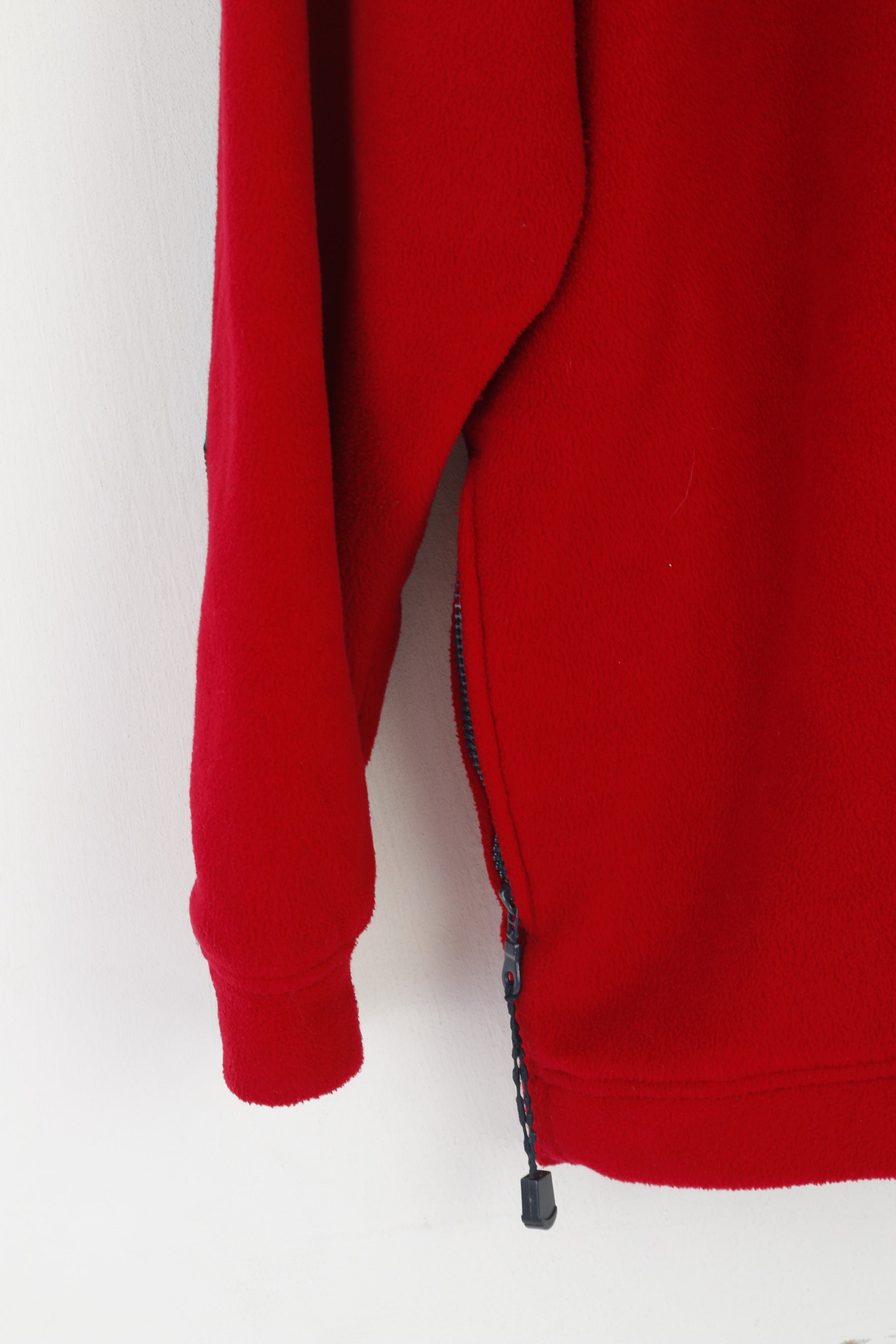 Colorado hommes XXL polaire haut rouge pull Vintage col zippé vêtements de sport sweat