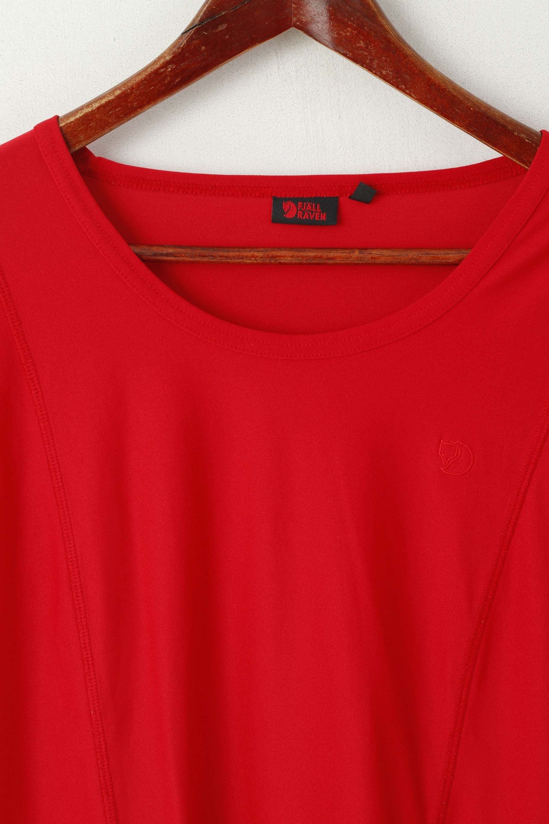 Fjallraven Femme XXL Débardeur Rouge Sportswear Randonnée Col Rond Jersey Gilet