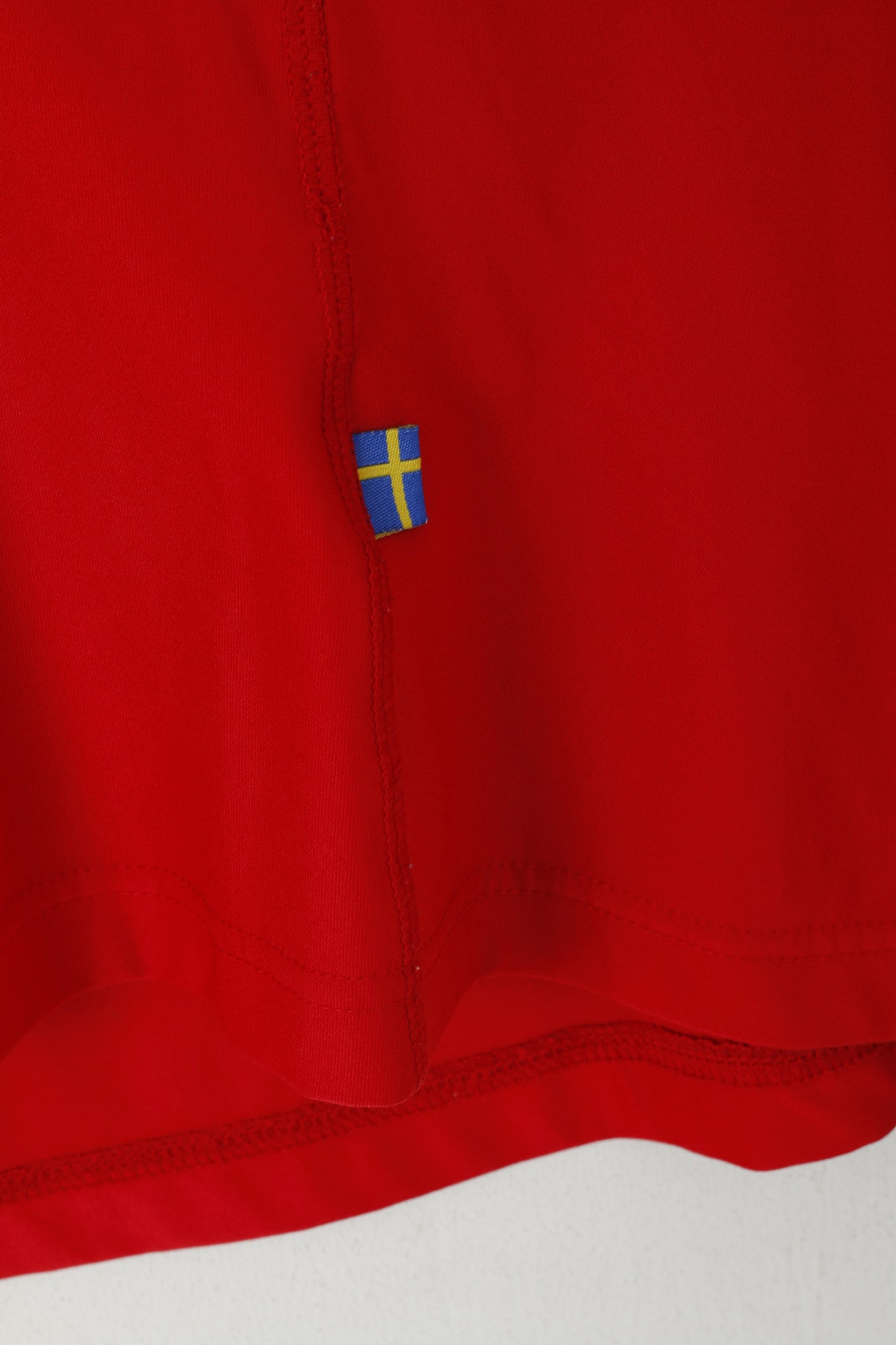 Canotta Fjallraven da donna XXL rossa per abbigliamento sportivo, gilet in maglia girocollo da escursionismo
