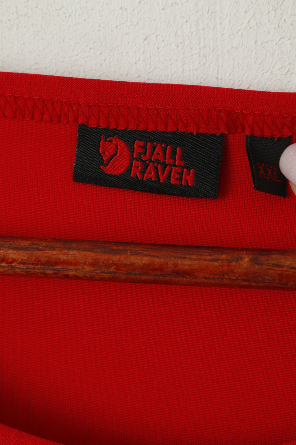 Canotta Fjallraven da donna XXL rossa per abbigliamento sportivo, gilet in maglia girocollo da escursionismo