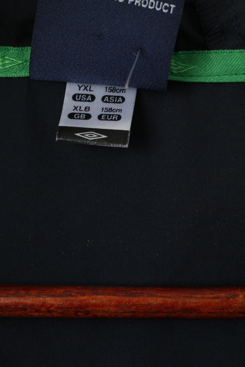 Umbro Boys XLB 158 Jacket Navy Ireland Irish Football Association Zip Up Top