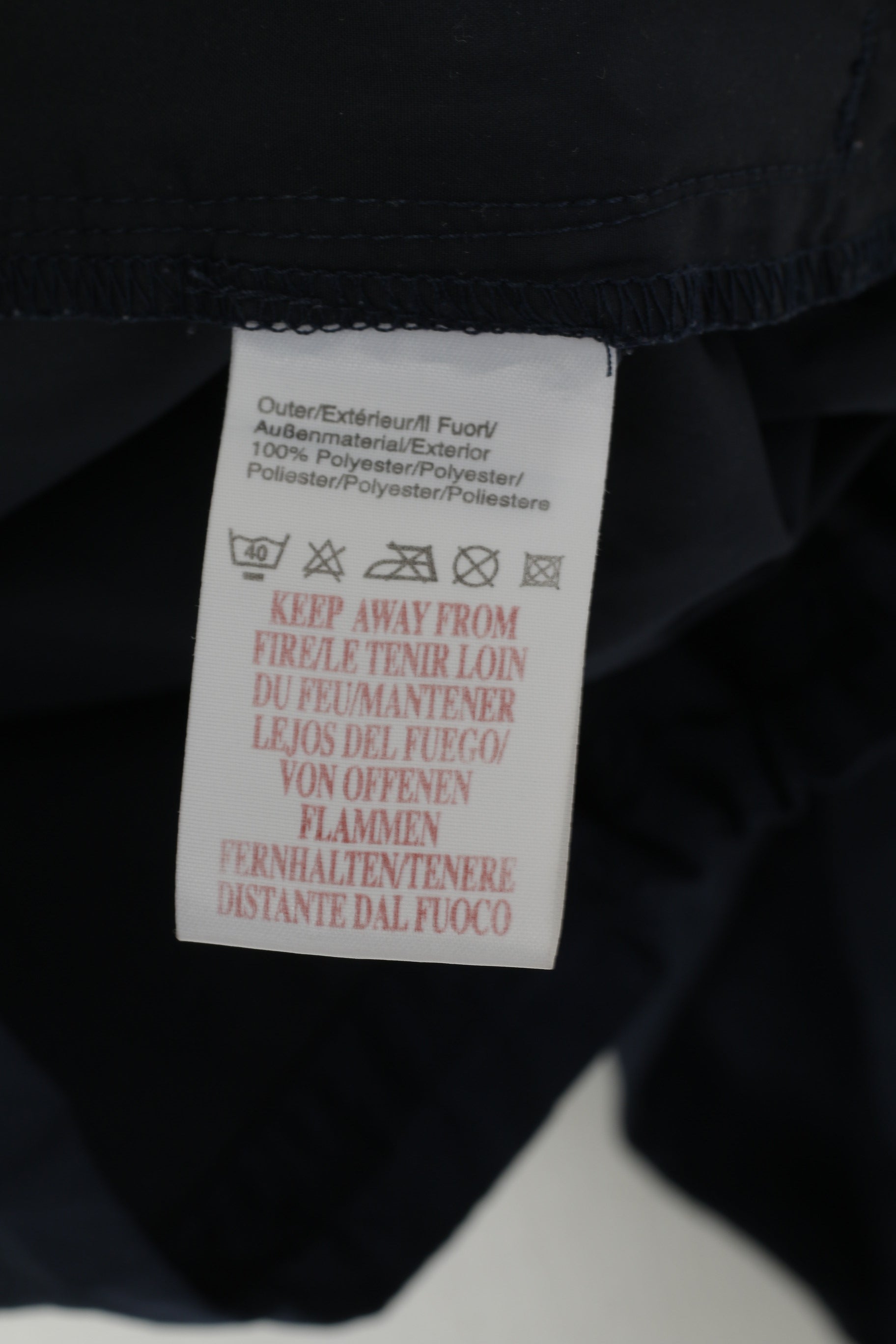 Giacca Umbro da ragazzo XLB 158 blu navy Irlanda Irish Football Association con cerniera