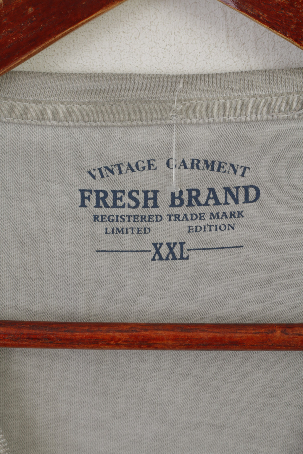 Camicia XXL da uomo di marca fresca Top girocollo elasticizzato con teschio grafico in cotone grigio