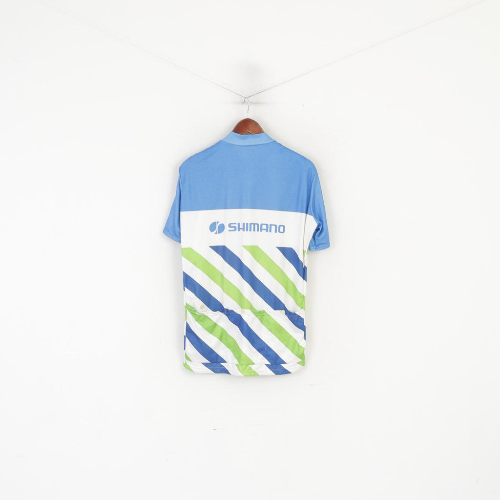 Gonso Chemise de cyclisme XL pour homme Bleu Dunova Trevira Shimano Maillot de vélo