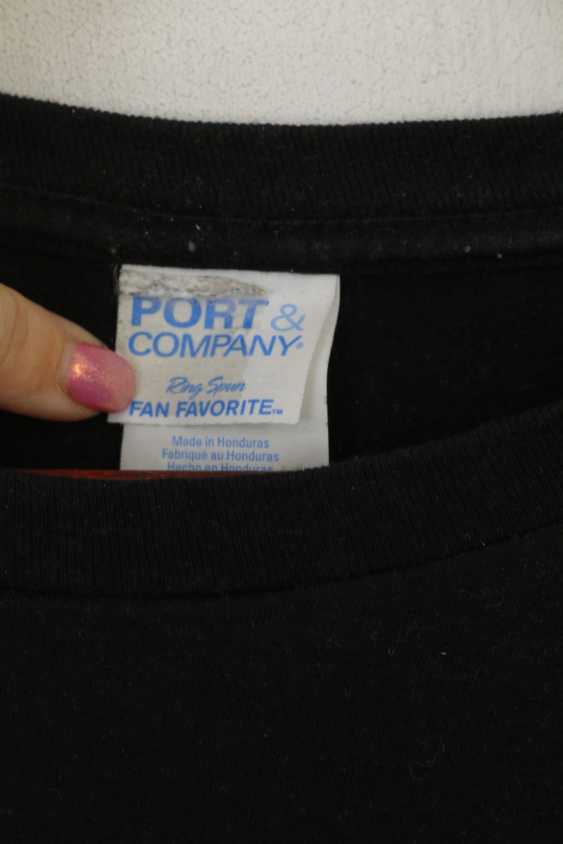 Port & Company Men XL T-Shirt Black Cotton Graphic Level Complete Game Top